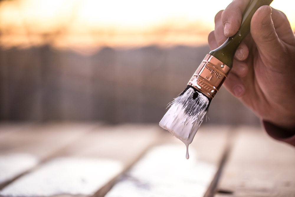 Residential timber fence painting in Perth