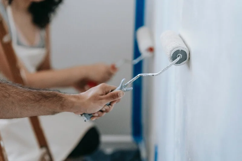 Interior House Painters Perth completing a residential painting project