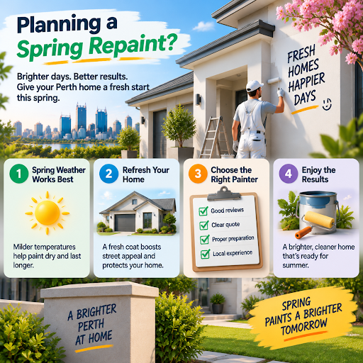 Planning a Spring Repaint? What Perth Homeowners Need to Know Before Hiring a Painter